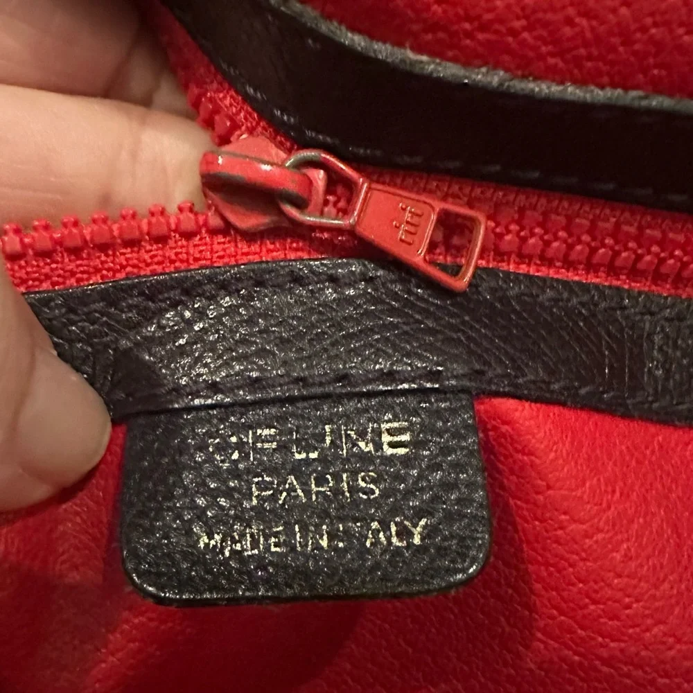 Elegant Vintage CELINE Navy Blue Bolide Top Handle Bag - Picture 15 of 15